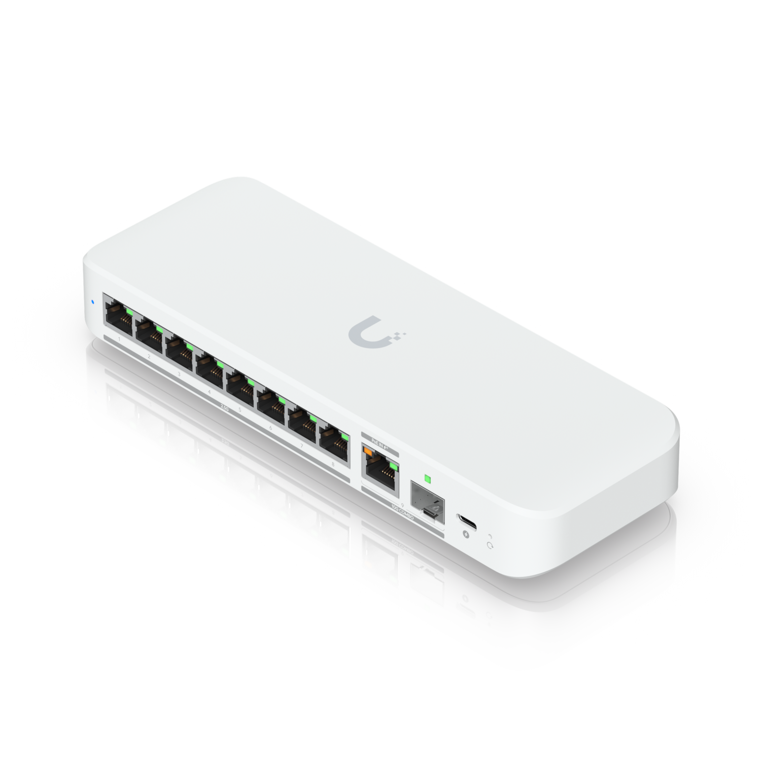 8-портов Gigabit комутатор Ubiquiti UniFi Switch Flex 8 2.5G USW-FLEX-2.5G-8 - Image 4