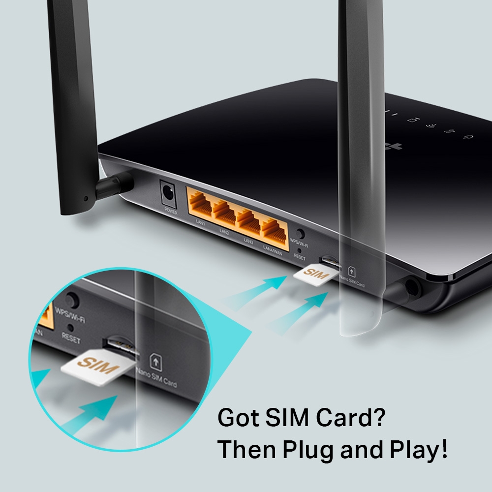 Безжичен двулентов 4G рутер TP-Link Archer MR402 AC1200 - Image 4