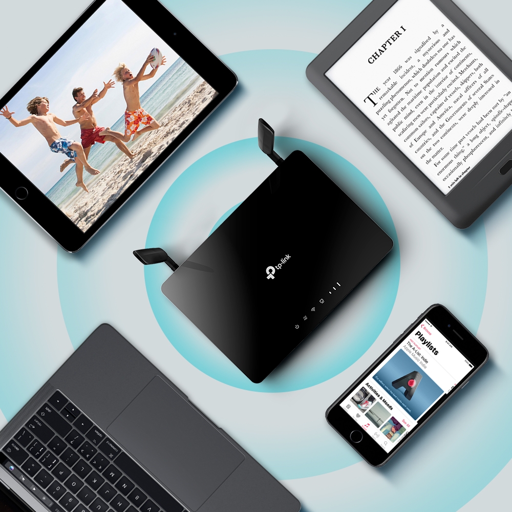 Безжичен двулентов 4G рутер TP-Link Archer MR402 AC1200 - Image 5