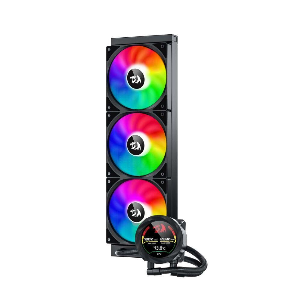 Водно охлаждане с дисплей и aRGB осветление за Intel/AMD процесори Redragon CCW-1017 - Image 2