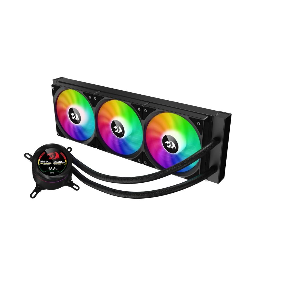 Водно охлаждане с дисплей и aRGB осветление за Intel/AMD процесори Redragon CCW-1017
