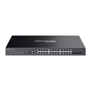 24-портов Gigabit Stackable Lite L3 управляем PoE++ комутатор с 4× 10G слота TP-Link Omada SG5428XMPP
