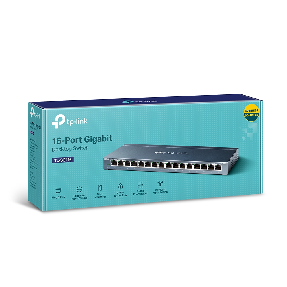 16-портов гигабитен комутатор TP-LINK TL-SG116 - Image 5