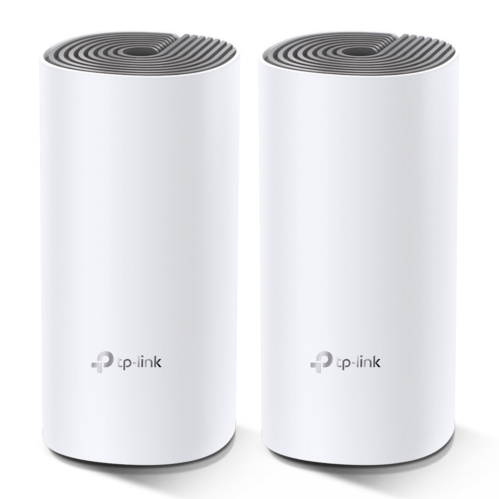 Безжична Mesh Wi-fi система TP-Link Deco E4 AC1200 (2-pack)