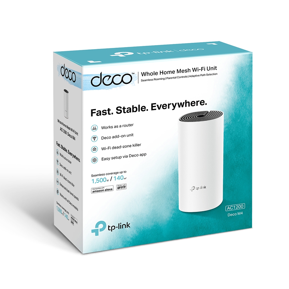 Безжична Wi-fi система TP-Link Deco M4 AC1200 (1-pack) - Image 5