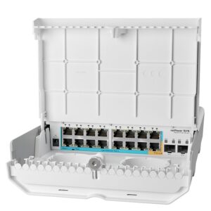 18-портов външен комутатор MikroTik netPower 15FR