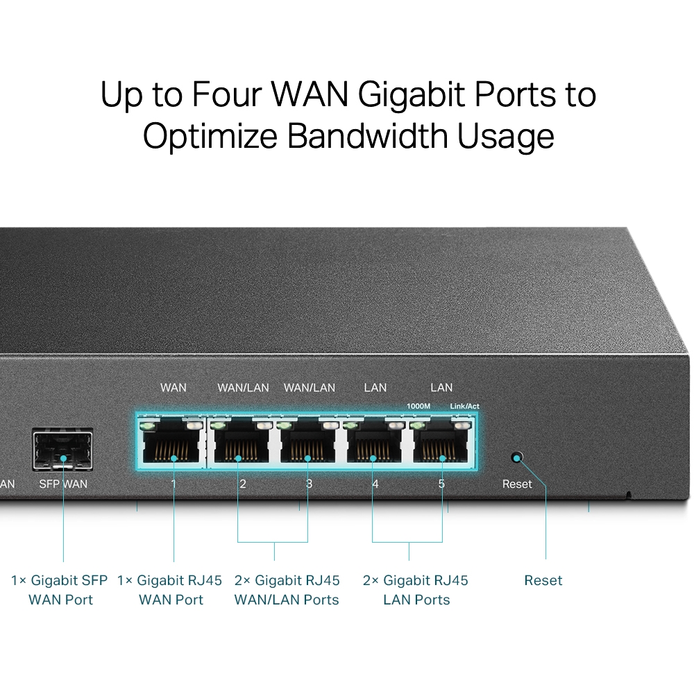 Omada гигабитен VPN рутер TP-Link ER7206 - Image 4