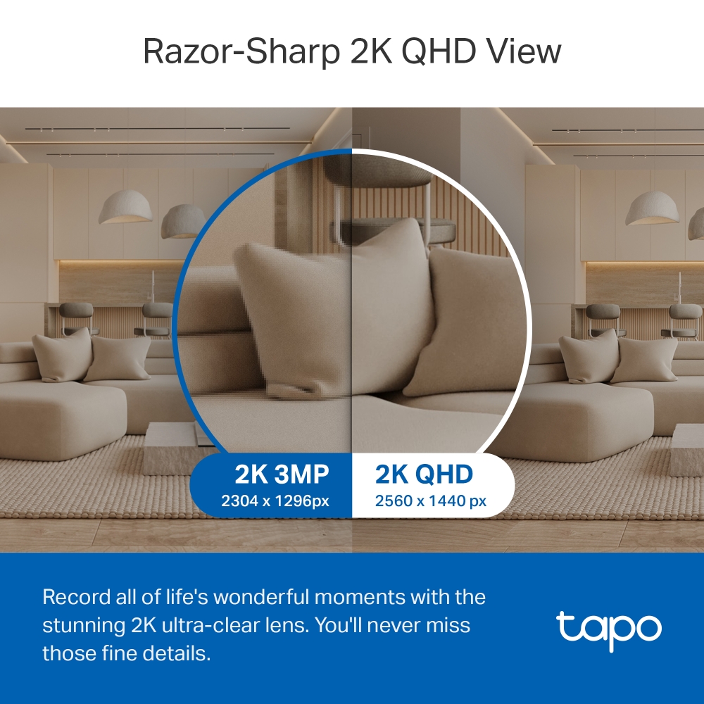 Wi-Fi Pan/Tilt камера за наблюдение TP-Link Tapo C220 - Image 3