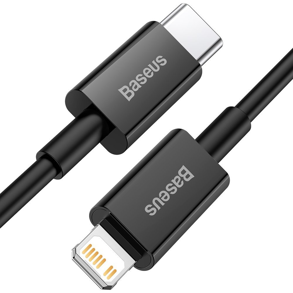 Кабел Baseus Superior USB Type C към Lightning 20W 1м CATLYS-A01 - черен - Image 2