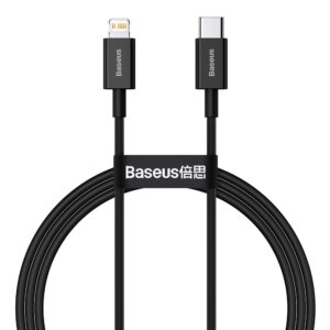 Кабел Baseus Superior USB Type C към Lightning 20W 1м CATLYS-A01 - черен