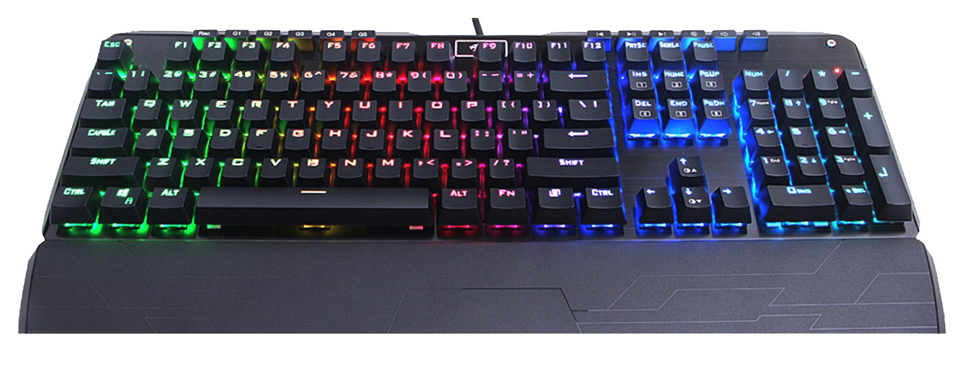 Клавиатура Redragon Indrah механична геймърска RGB K555-BK Blue Switches - Image 3