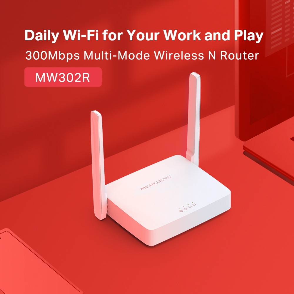 Рутер безжичен многорежимен Mercusys MW302R 300Mbps - Image 3