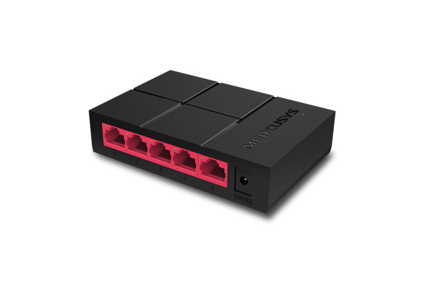 5-портов настолен комутатор Mercusys MS105G 10/100/1000 Mbps - Image 4