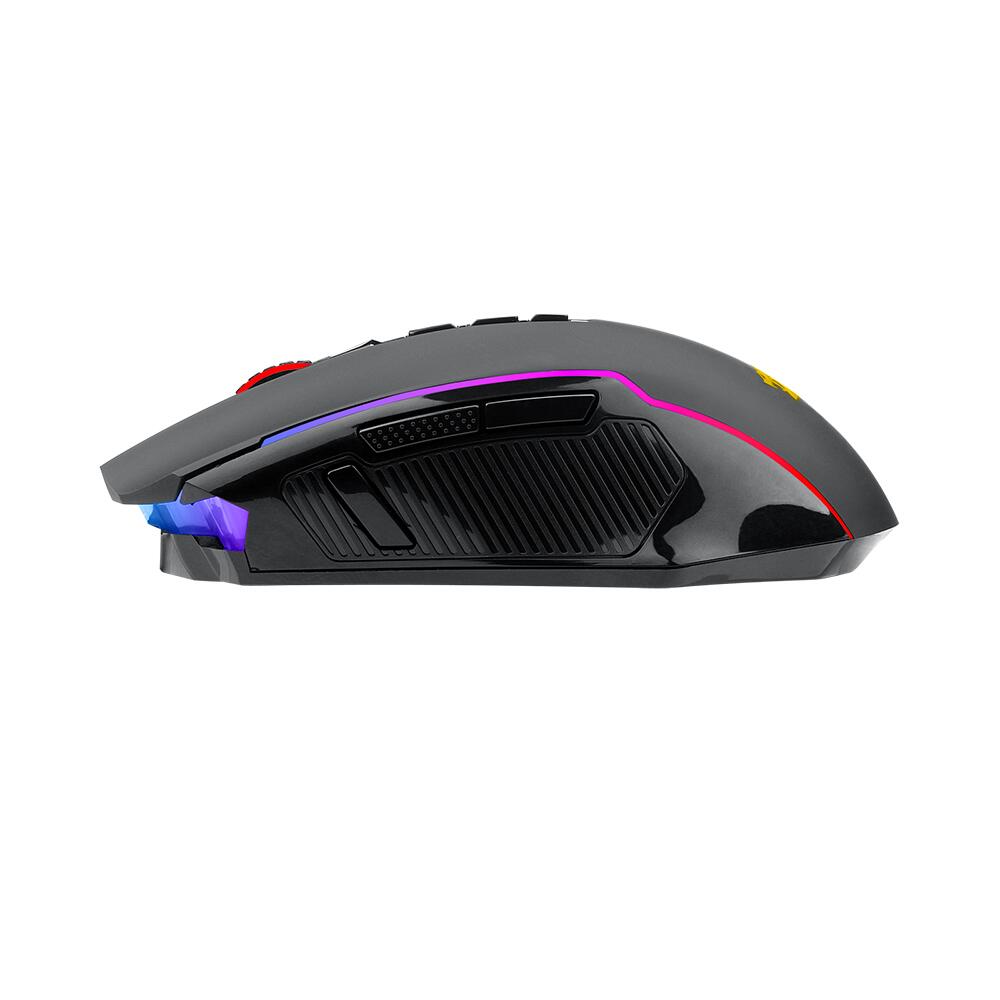 Геймърска мишка Redragon Nix M914-RGB с безжична и кабелна Bluetooth връзка с RGB осветление - черна - Image 4
