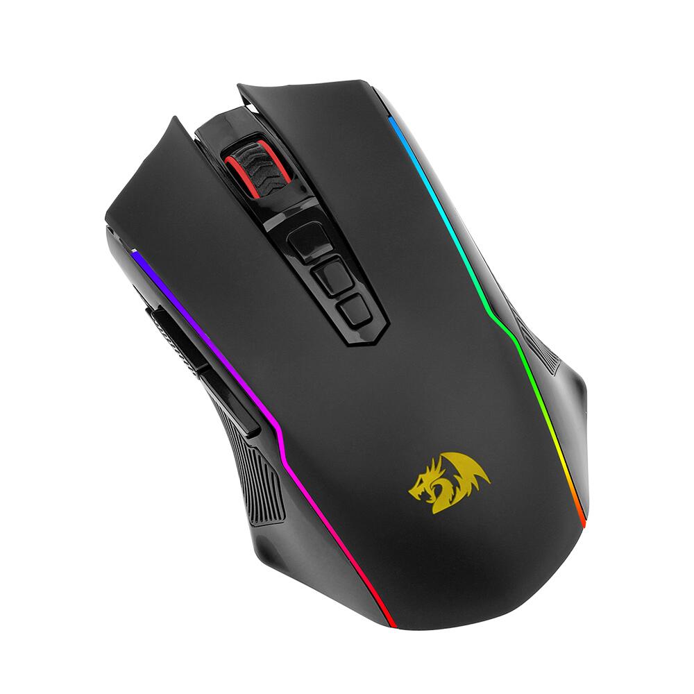 Геймърска мишка Redragon Nix M914-RGB с безжична и кабелна Bluetooth връзка с RGB осветление - черна - Image 5