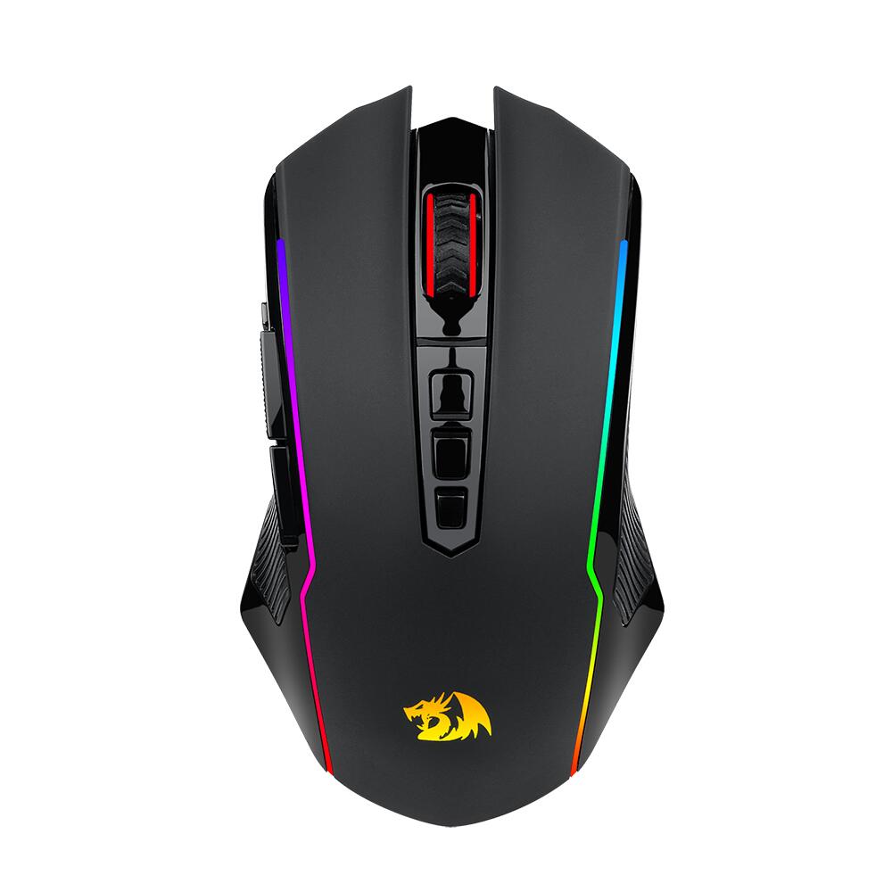 Геймърска мишка Redragon Nix M914-RGB с безжична и кабелна Bluetooth връзка с RGB осветление - черна
