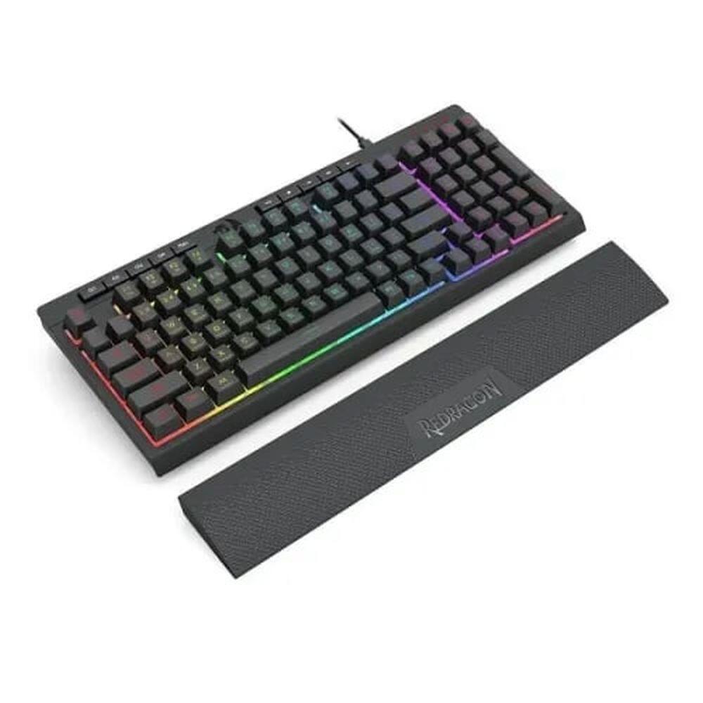Кабелна и безжична Bluetooth механична геймърска клавиатура Redragon Shiva Pro K515RGB-PRO с RGB осветление - черна - Image 3