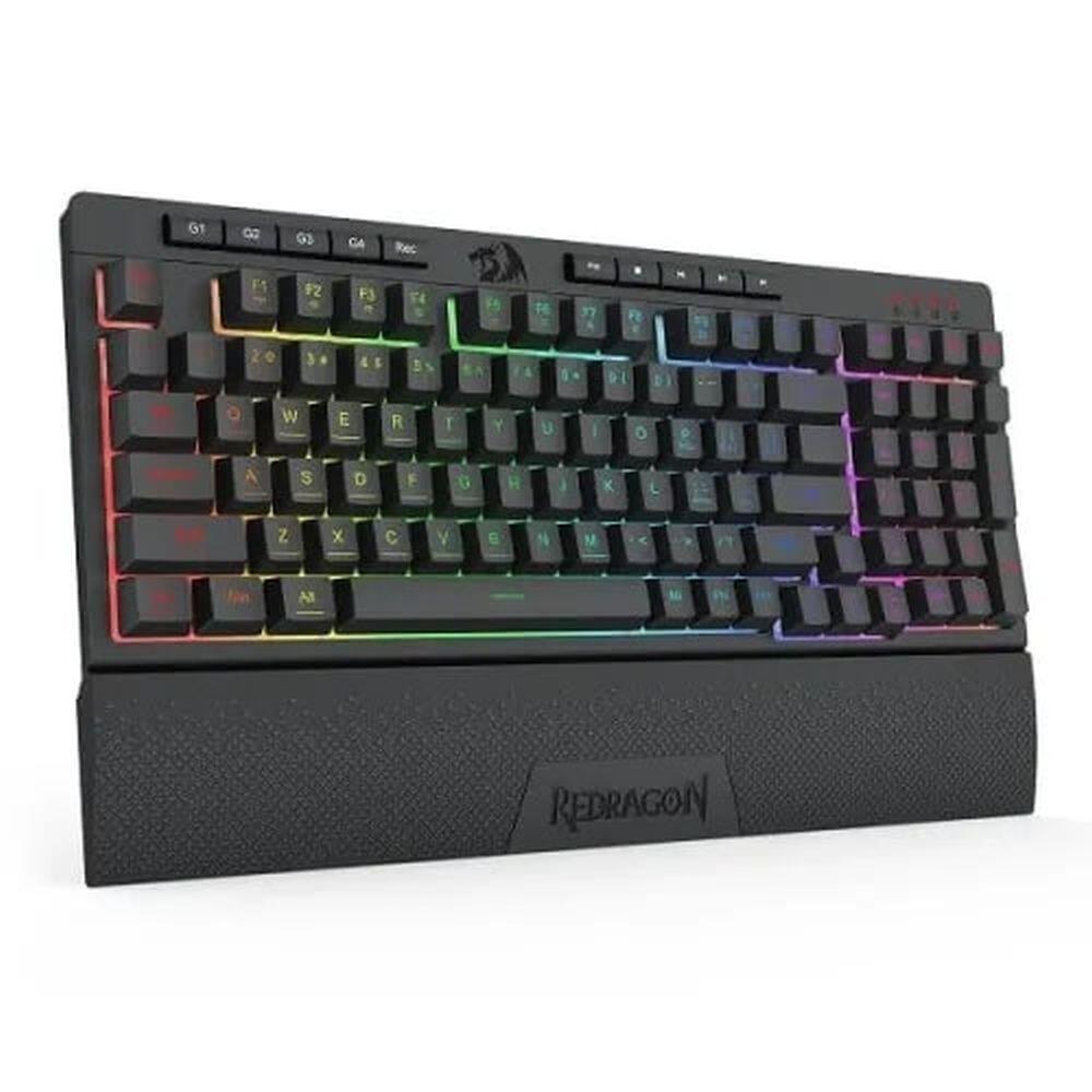 Кабелна и безжична Bluetooth механична геймърска клавиатура Redragon Shiva Pro K515RGB-PRO с RGB осветление - черна - Image 4