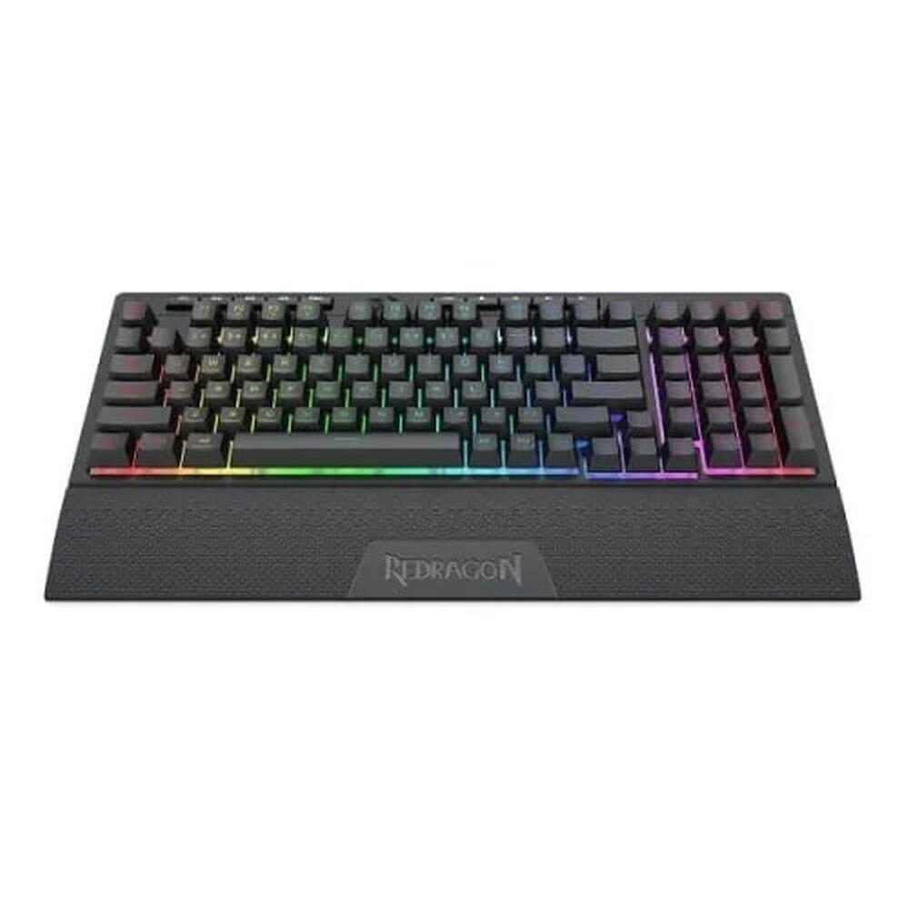 Кабелна и безжична Bluetooth механична геймърска клавиатура Redragon Shiva Pro K515RGB-PRO с RGB осветление - черна - Image 5