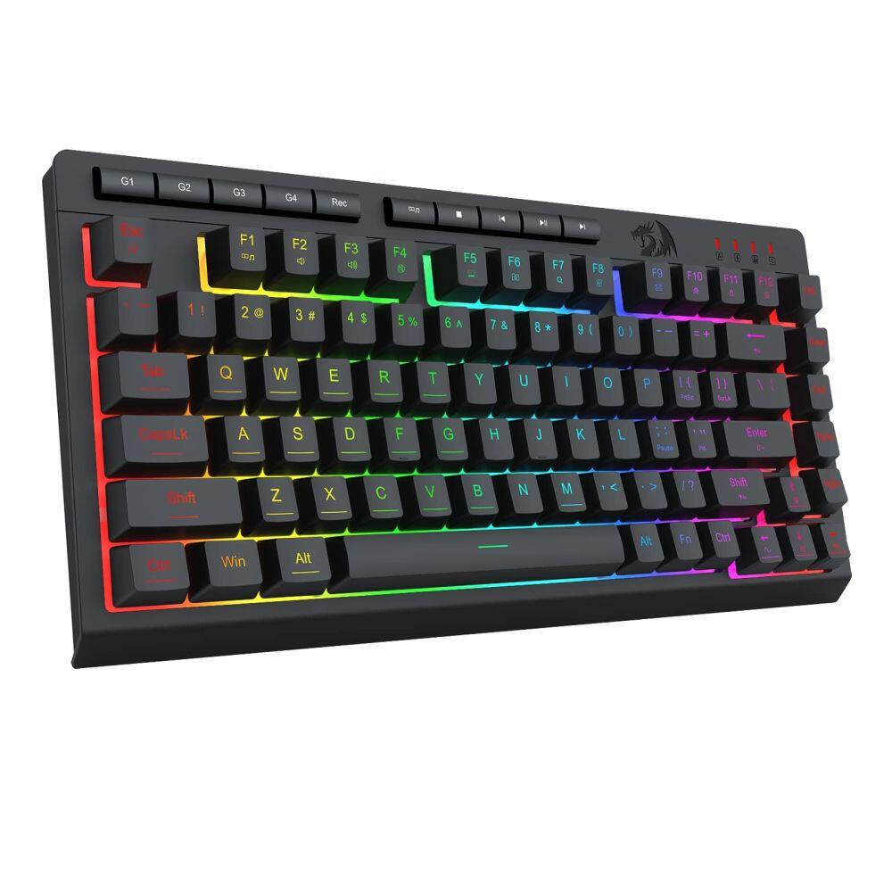 RGB Геймърска клавиатура Redragon Crescent K524-RGB - черна - Image 2