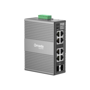 8-портов гигабитов индустриален лесно управляем комутатор TP-Link Omada IES208G
