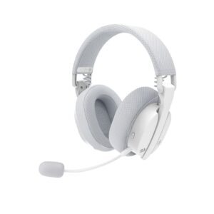 Геймърски слушалки Redragon Luce H888W с кабел и безжична Bluetooth връзка - бели