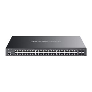 48-портов гигабитов и 4-портов 10GE SFP+ L2+ управляем комутатор с 40-портов PoE+ и 8-портов PoE++ TP-Link Omada SG3452XMPP
