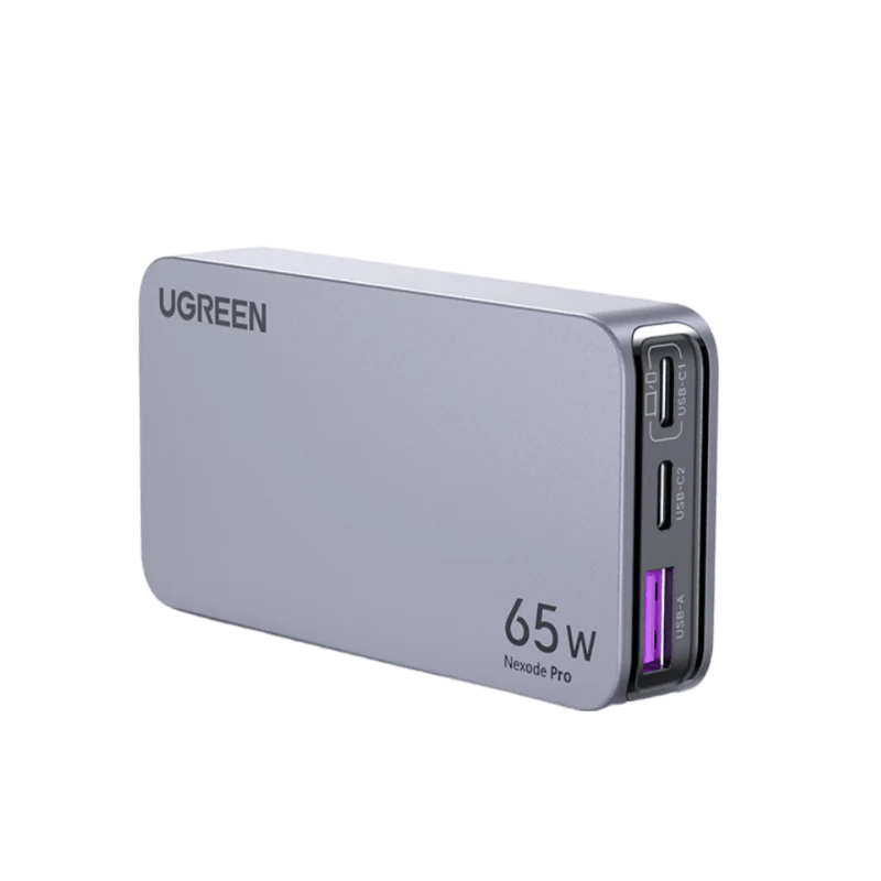 Ултратънко 3-портово бързо зарядно устройство Ugreen Nexode Pro 25356 65W GaN