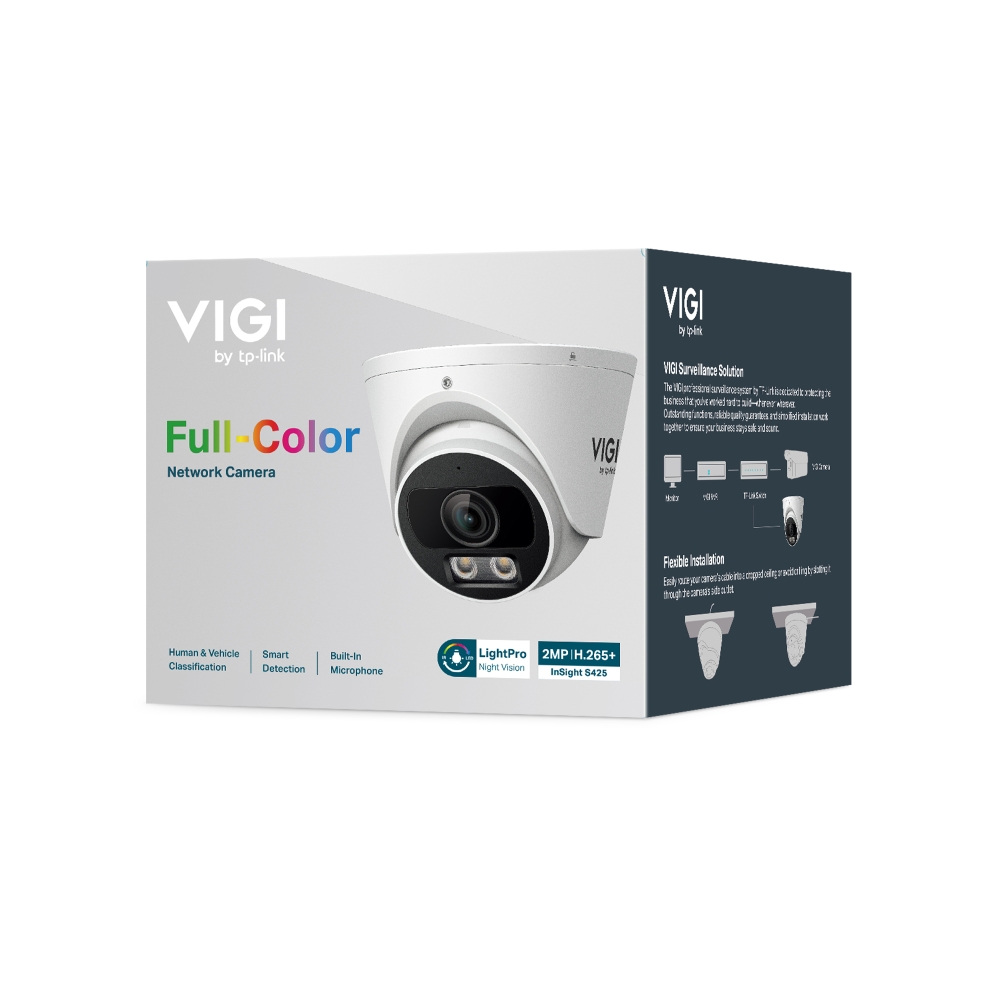 2MP пълноцветна мрежова камера TP-Link VIGI InSight S425(2.8mm) - Image 4