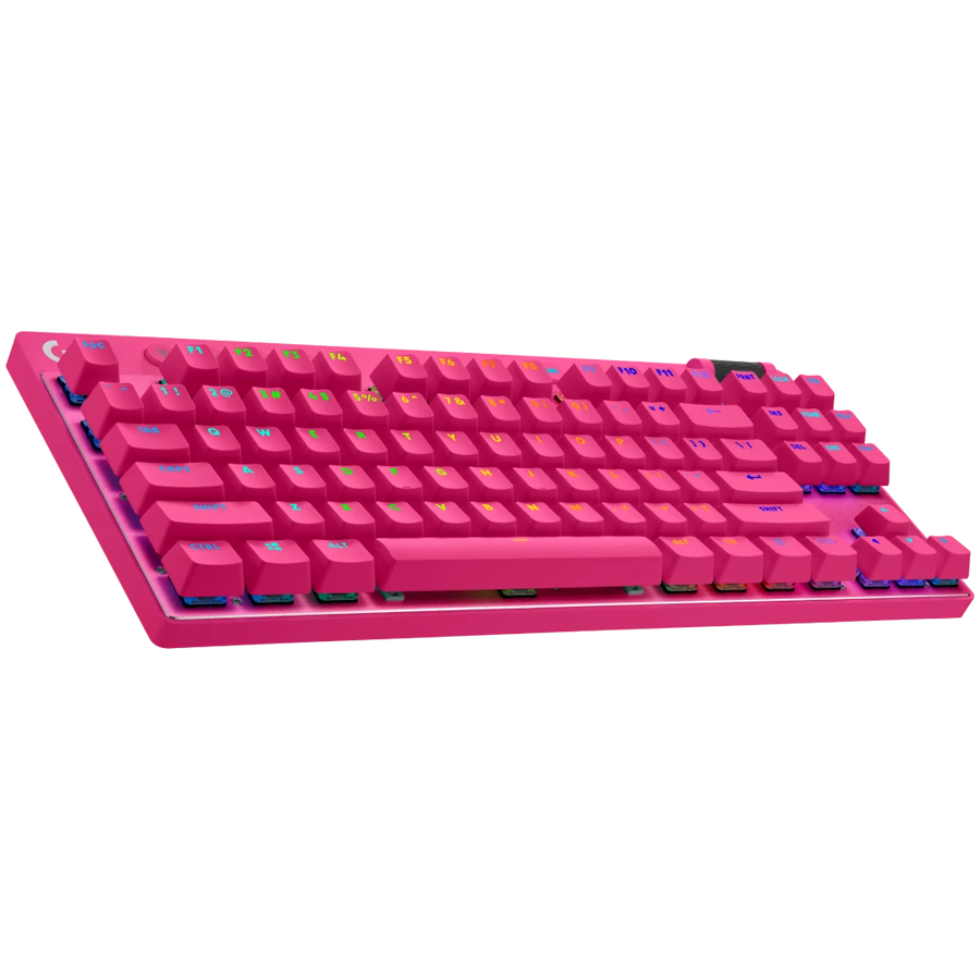 LOGITECH G PRO X TKL LIGHTSPEED Mechanical Gaming Keyboard - MAGENTA - US INT'l - TACTILE - Image 2