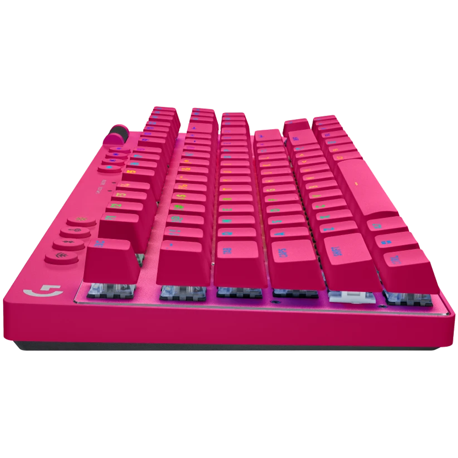 LOGITECH G PRO X TKL LIGHTSPEED Mechanical Gaming Keyboard - MAGENTA - US INT'l - TACTILE - Image 3