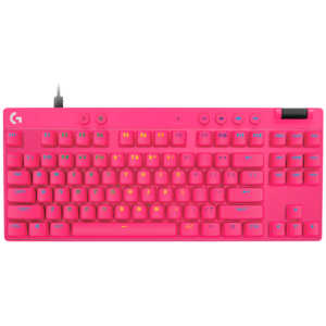 LOGITECH G PRO X TKL RAPID Gaming Keyboard - MAGENTA - US INT'L - USB - EMEA28i-935 - LINEAR