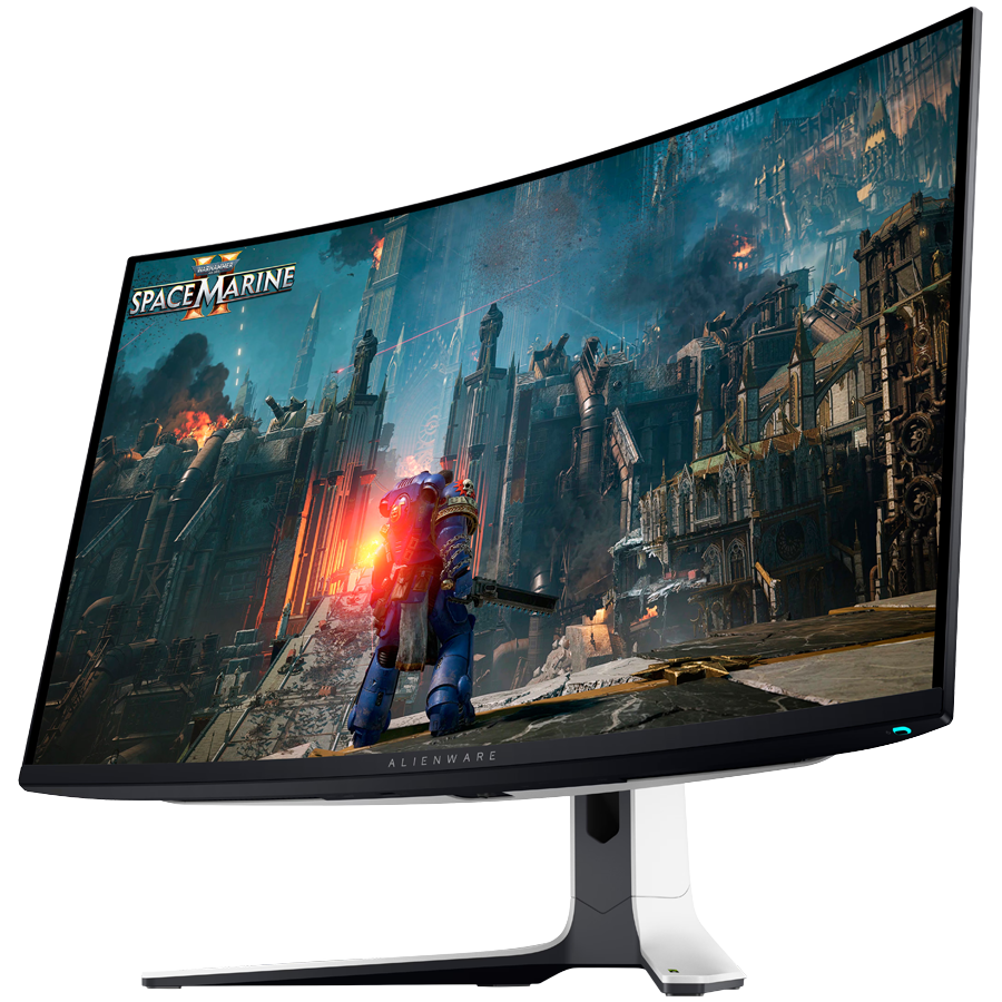 Dell Alienware AW3225QF Gaming Monitor, 32"(31.6") QD OLED UHD 3840x2160 240Hz AR, 1000 cd/m2 (HDR peak), 1m:1, 0.03ms, 178/178, 1xDP 1.4, 2xHDMI 2.1, 1xUSB Type-B up, 2xUSB Type-A down, 1xUSB Type-C down, NVIDIA G-SYNC, Height, Tilt, Swivel, Pivot - Image 2