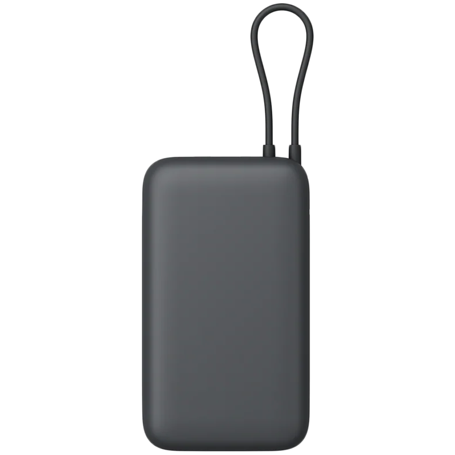 Xiaomi Power Bank 20000mAh (Integrated Cable) GL Dark Gray - Image 3