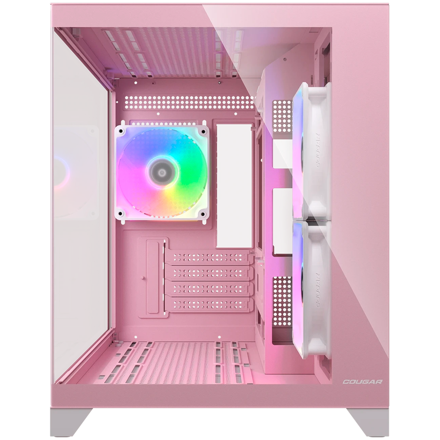 COUGAR FV150 Mini RGB PC Case, Mid tower, Pink - Image 3