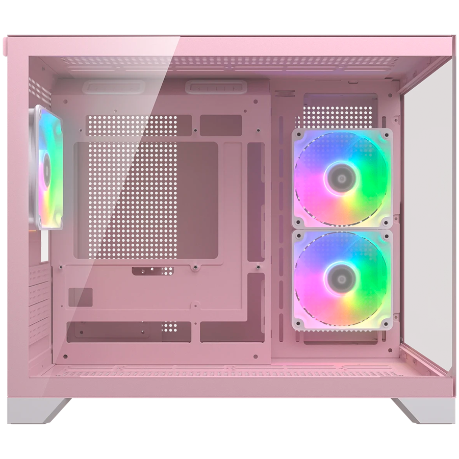 COUGAR FV150 Mini RGB PC Case, Mid tower, Pink - Image 4