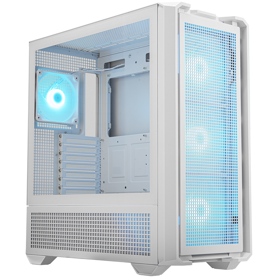 COUGAR MX600 PC Case, Mid Tower, White - Image 3