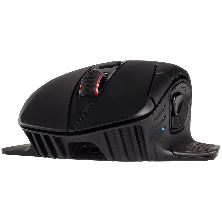 CORSAIR DARK CORE RGB PRO, Wireless FPS/MOBA with SLIPSTREAM, Black, Backlit RGB LED, 18000 DPI, Optical - Image 3