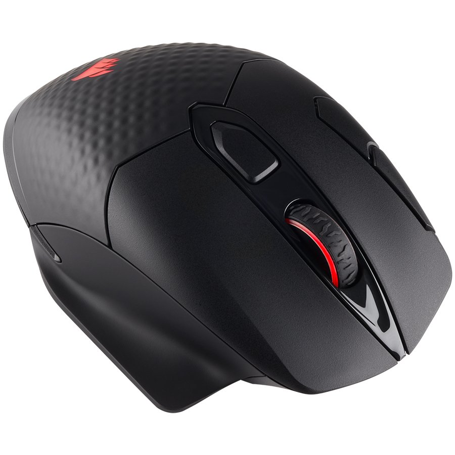 CORSAIR DARK CORE RGB PRO, Wireless FPS/MOBA with SLIPSTREAM, Black, Backlit RGB LED, 18000 DPI, Optical - Image 4