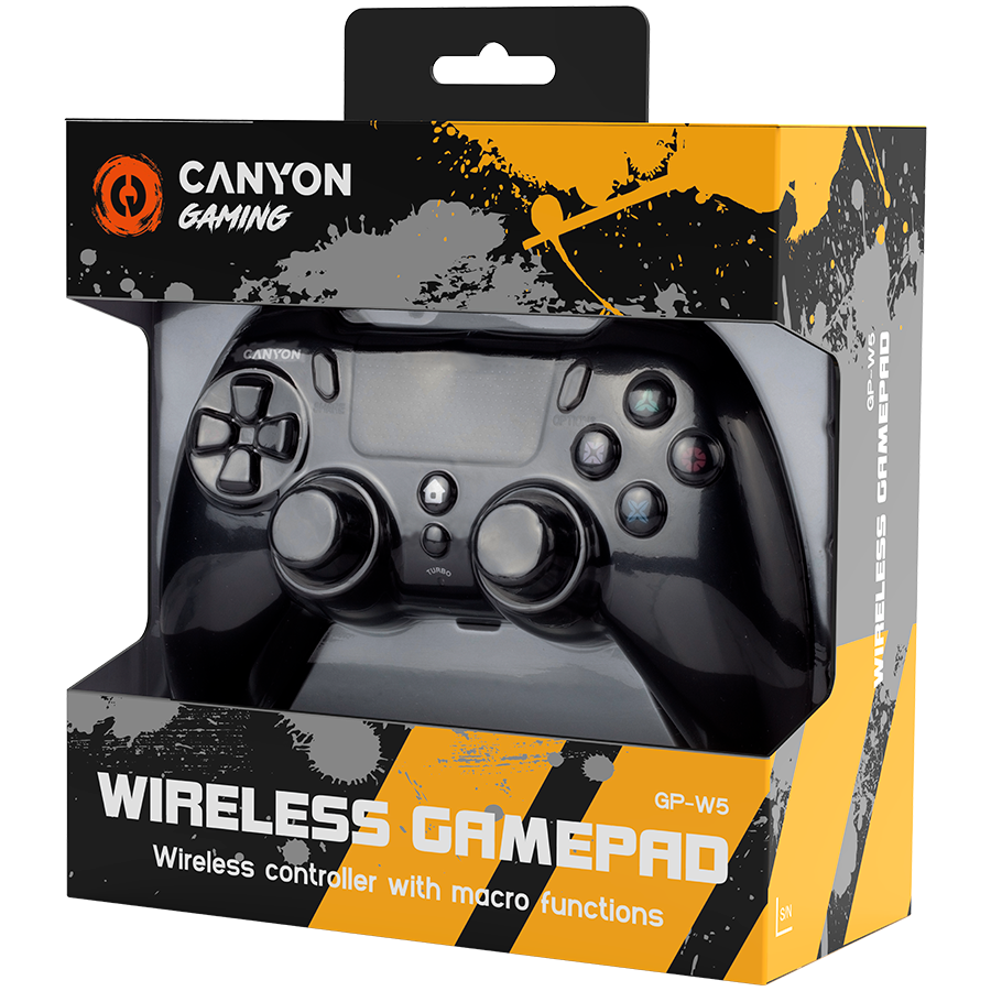 CANYON gamepad GP-W5 PS4 Wireless Black - Image 4