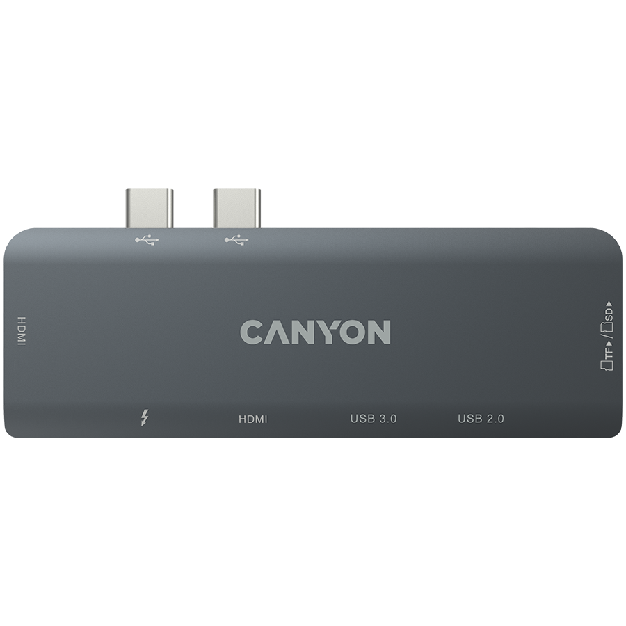 CANYON hub DS-5 7in1 Thunderbolt 3 Space Grey - Image 4