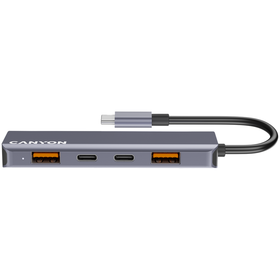CANYON hub DS-18 5in1 USB-C Grey - Image 2