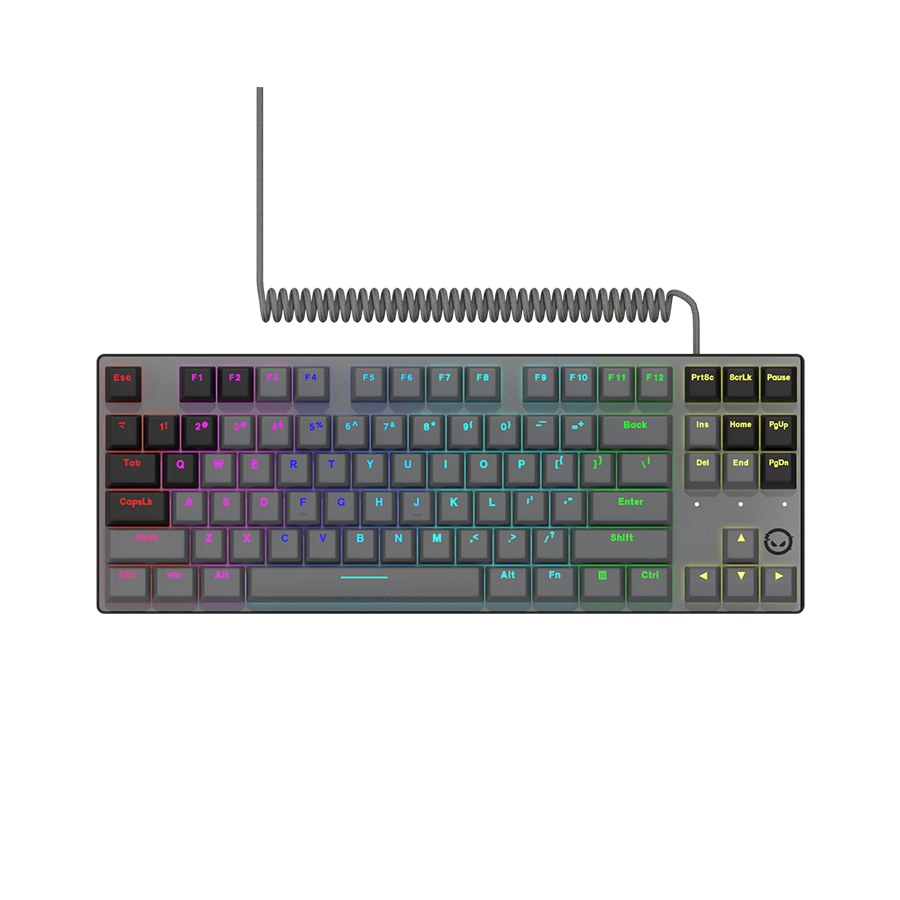 LORGAR Azar 514TKL, Wired RGB mechanical gaming keyboard, black, EN layout - Image 2