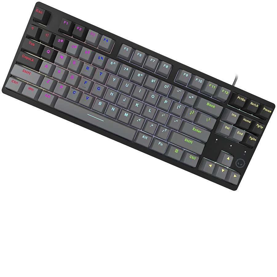 LORGAR Azar 514TKL, Wired RGB mechanical gaming keyboard, black, EN layout - Image 3