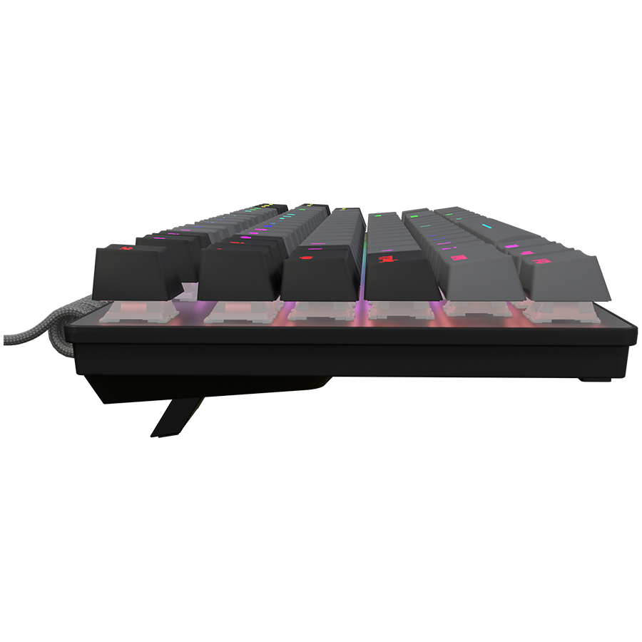 LORGAR Azar 514TKL, Wired RGB mechanical gaming keyboard, black, EN layout - Image 5