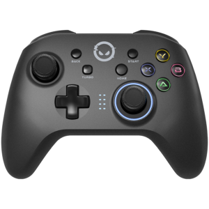 LORGAR TRIX-510, Gaming controller, Black, BT5.0 Controller with built-in 600mah battery, 1M Type-C charging cable ,6 axis motion sensor support nintendo switch ,android,PC, IOS13, PS3, normal size dongle,black