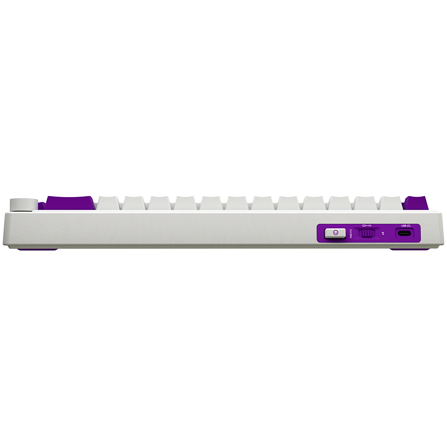 LORGAR KBP70MW, Wireless 65% Mechanical Gaming Keyboard Pro, White, EN layout - Image 5