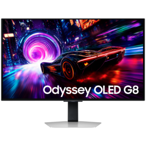 Monitor LED Samsung LS32FG810SUXEN Odyssey Oled G8 G81SF, 32" UHD Flat 16:9 (3840x2160) 240Hz, 260 cd/m2, 1m:1, HDR10+, 1ms (GTG), 178/178, FreeSync PP, 1xDP 2xHDMI, 2xUSB 3.2 , 3.5 Jack, Tilt/Pivot/Swivel/HeightAdj, 2Y