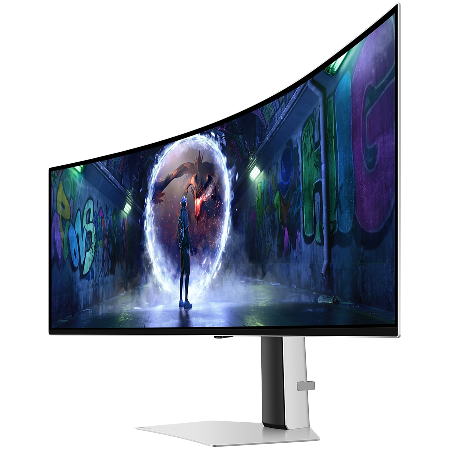 Monitor LED Samsung LS49DG934SUXEN Odyssey G93SD, 49" DQHD Curved 1800R 32:9 (5120x1440) QD-OLED 240z, 250 cd/㎡, 1m:1, 0.03ms(GTG), 178/178, 1xDP 1xHDMI, Tilt/HeightAdj, Remote, VESA 100x100, 2Y - Image 2