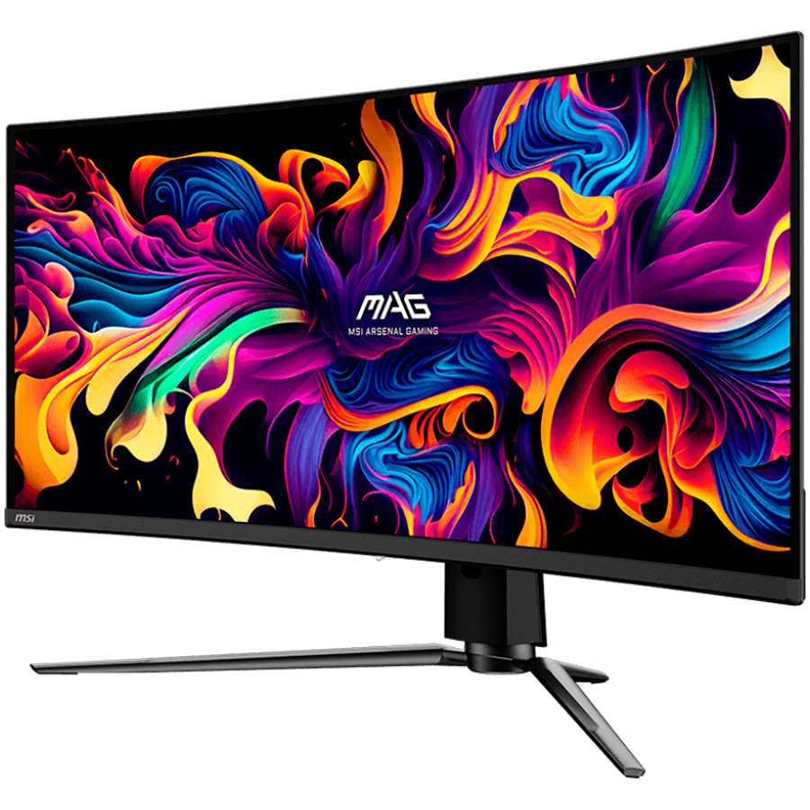 MSI MAG 341CQP QD-OLED Curved Gaming Monitor, 34" 175Hz, UWQHD (3440x1440) 21:9, QD-OLED, 1800R, 0.03ms, 250nits, 1500000:1, 178/178, AMD FreeSync Premium Pro, Adjustable Stand, 1x DP, 2x HDMI, 1x Type-C, 1x Headphone out, USB Hub, 3Y - Image 3
